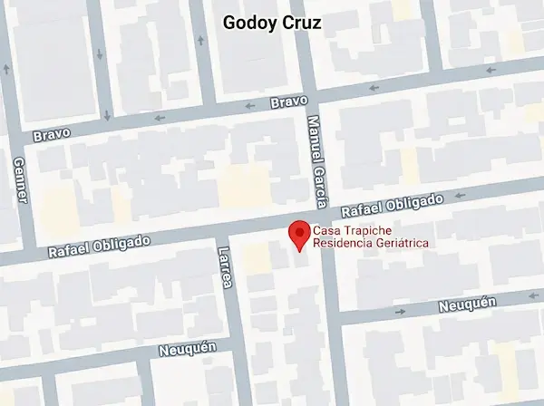Mapa de ubicación de Casa Trapiche